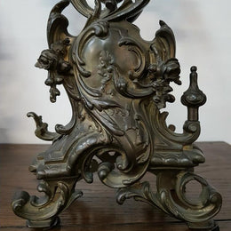 French Bronze Clock Set