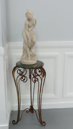 Vintage French Style Wrought Iron Pedestal Table | Antique & Vintage | Moonee Ponds Antiques | Australia Wide Delivery