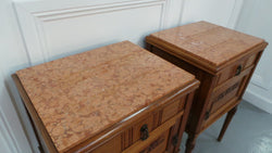 Fabulous Pair of French Bedside Cabinets | Antique & Vintage | Moonee Ponds Antiques | Australia Wide Delivery