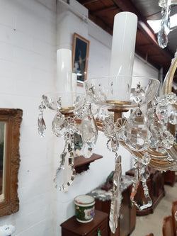 French Parisian Crystal Chandelier | Antique & Vintage | Moonee Ponds Antiques | Australia Wide Delivery