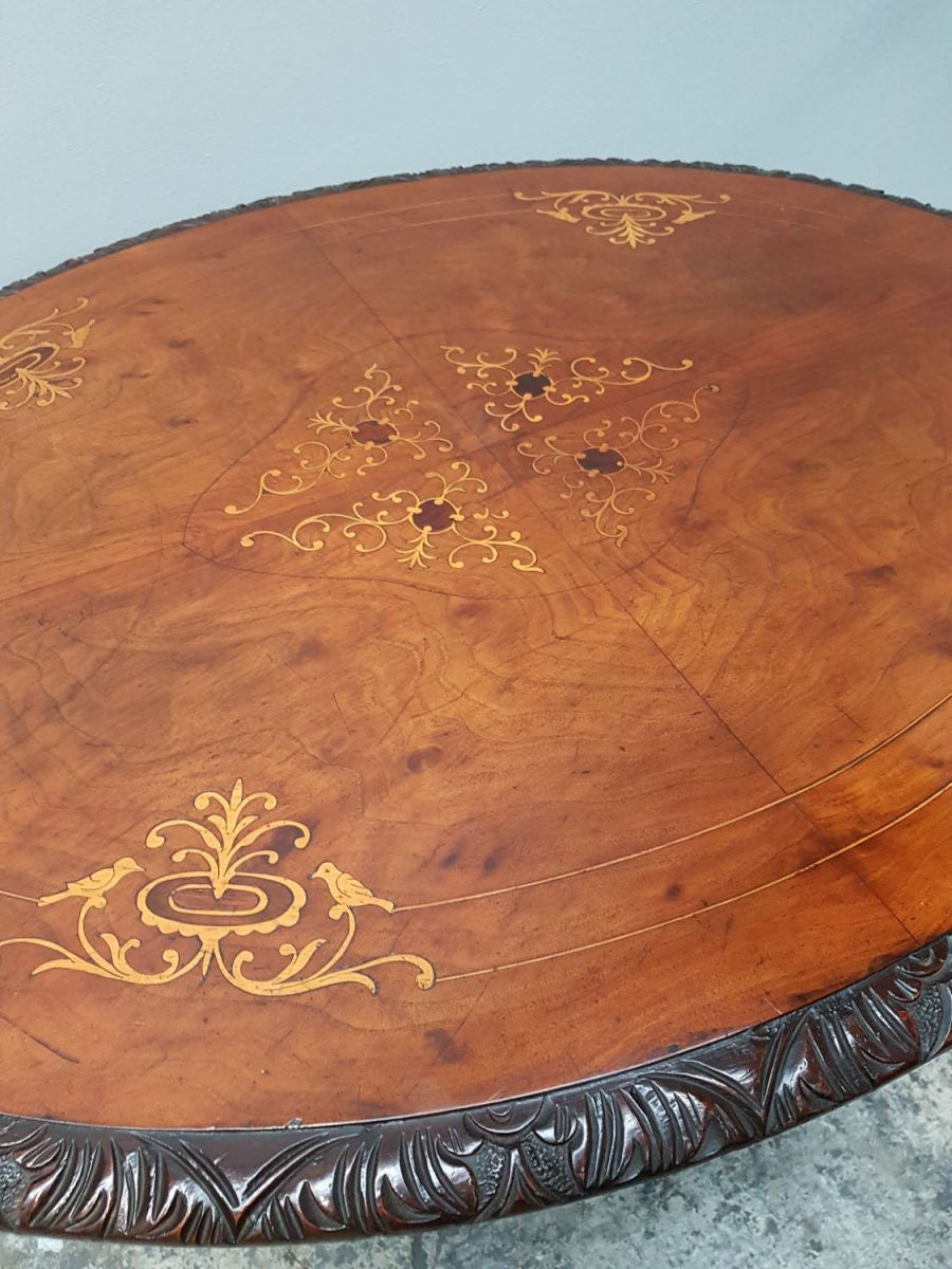 Victorian Inlaid Walnut Centre Table | Antique & Vintage | Moonee Ponds Antiques | Australia Wide Delivery