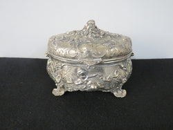 Charming Art Nouveau Style “Roger Bros” Silver Plated Casket | Antique & Vintage | Moonee Ponds Antiques | Australia Wide Delivery