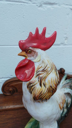 Antique Majolica Rooster | Antique & Vintage | Moonee Ponds Antiques | Australia Wide Delivery