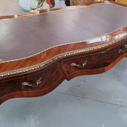 French Louis XV Style Bureau Plat Desk