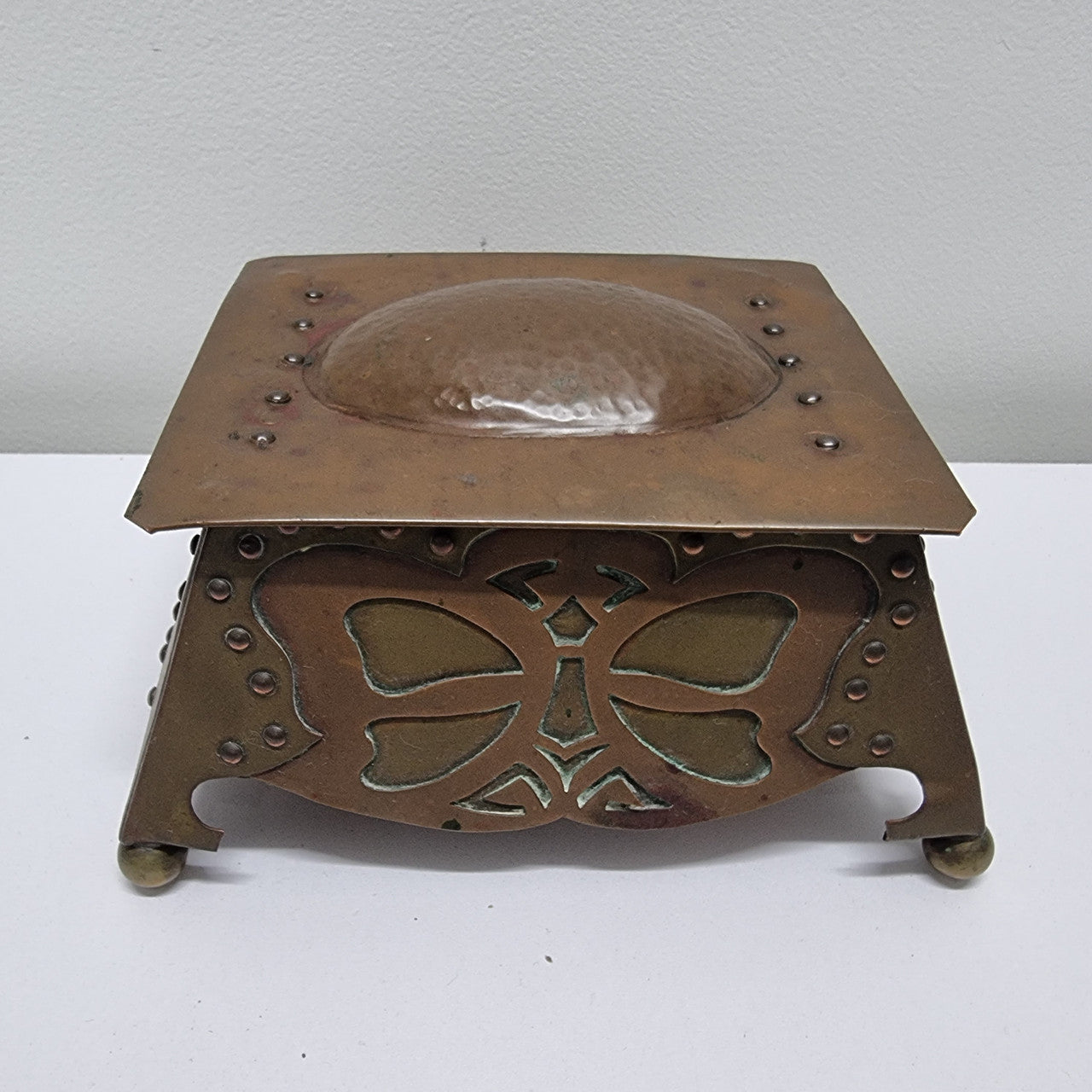 Arts and Crafts Copper Jewellery Box | Antique & Vintage | Moonee Ponds Antiques | Australia Wide Delivery