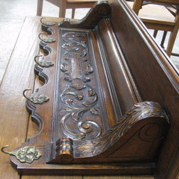 Carved French Oak Hat Rack