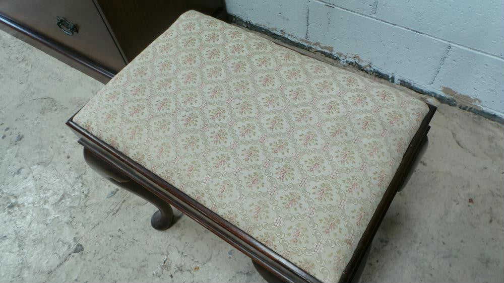 Antique Queen Anne English Footstool