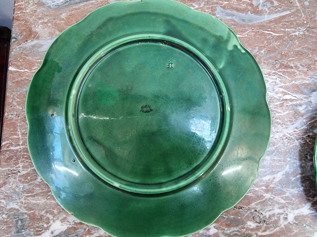 Rare set of 8 Majolica plates
