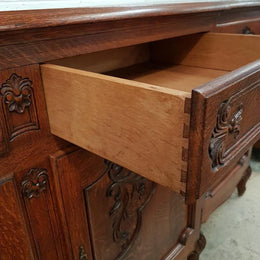 French Antique Louis XV Style Sideboard
