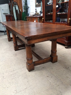French Parquetry Top Farmhouse Table | Antique & Vintage | Moonee Ponds Antiques | Australia Wide Delivery