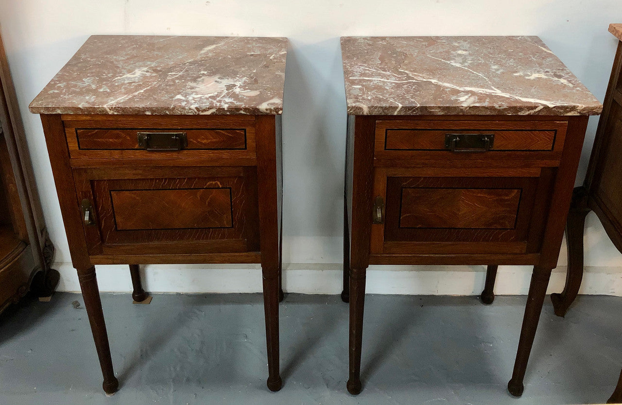 Pair of French Art deco Bedsides | Antique & Vintage | Moonee Ponds Antiques | Australia Wide Delivery