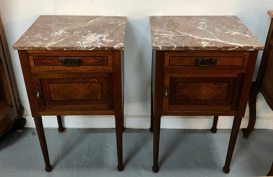 Pair of French Art deco Bedsides
