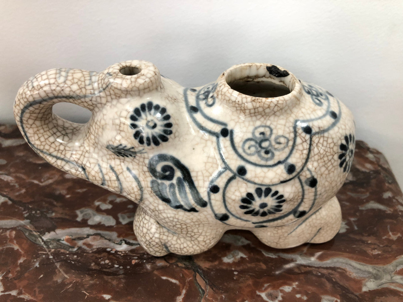 An Interesting Vintage Oriental Ceramic Elephant | Antique & Vintage | Moonee Ponds Antiques | Australia Wide Delivery