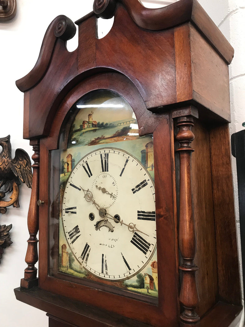 Superb Late Georgian Grandfather Clock