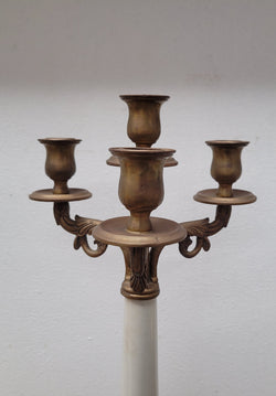 Vintage Decorative Ceramic & Metal Candlestick | Antique & Vintage | Moonee Ponds Antiques | Australia Wide Delivery