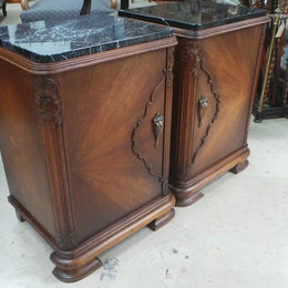 Pair of Art Deco Bedside Cabinets-3