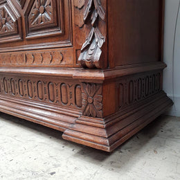 French Gothic Hall Cabinet