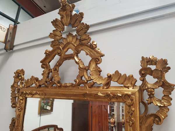 French 19th Century Gilt Wall Mirror