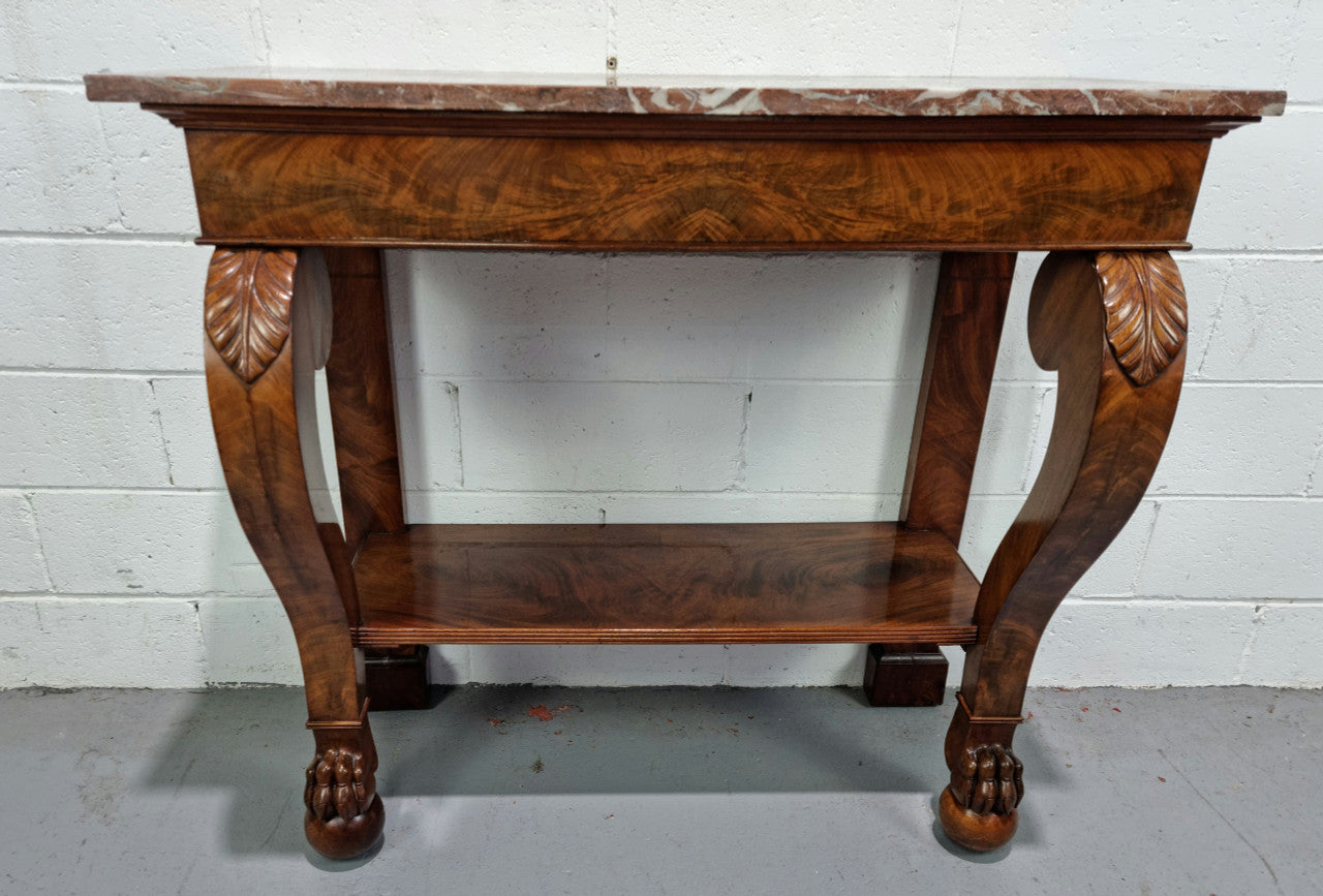 19th Century French Mahogany Console Table | Antique & Vintage | Moonee Ponds Antiques | Australia Wide Delivery
