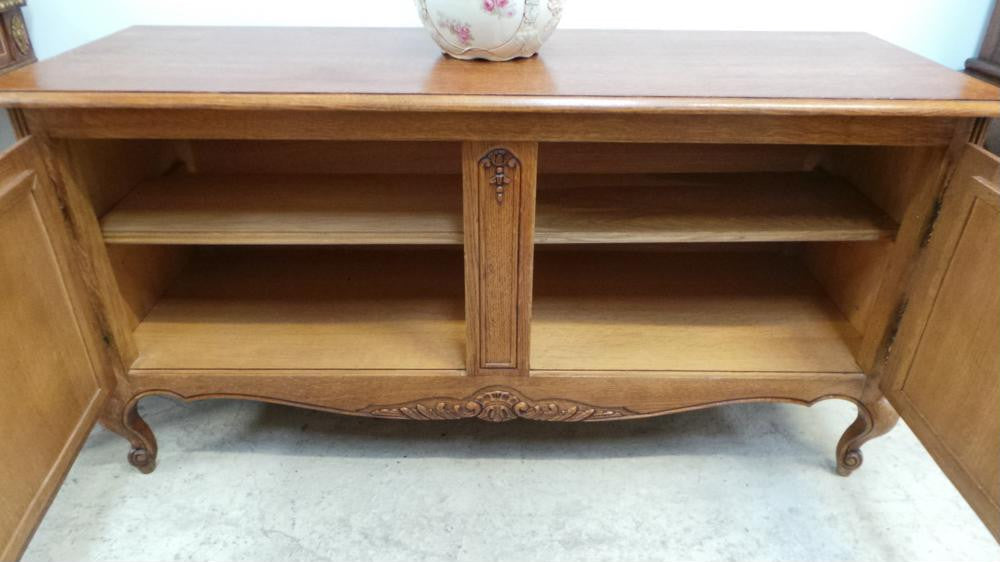 French Oak Entertainment Cabinet