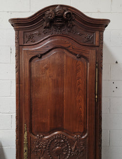 French Oak "Bonnetiere" Cupboard of Narrow Proportions | Antique & Vintage | Moonee Ponds Antiques | Australia Wide Delivery