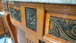 Pair of French Art Deco Oak Inlaid Cabinets | Antique & Vintage | Moonee Ponds Antiques | Australia Wide Delivery