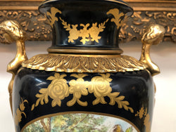 Decorative Tall French Limoges Vase | Antique & Vintage | Moonee Ponds Antiques | Australia Wide Delivery
