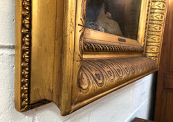 Beautifully Framed Victorian Oil Painting of a Lady and Child | Antique & Vintage | Moonee Ponds Antiques | Australia Wide Delivery