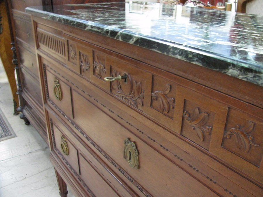 French Walnut Louis XVI Style Commode | Antique & Vintage | Moonee Ponds Antiques | Australia Wide Delivery