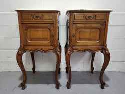 Pair of Louis XV Style Bedside Cabinets | Antique & Vintage | Moonee Ponds Antiques | Australia Wide Delivery