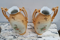 Decorative Pair of Art Nouveau Vases | Antique & Vintage | Moonee Ponds Antiques | Australia Wide Delivery