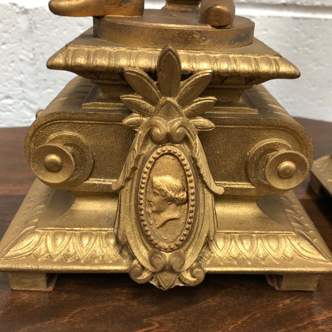 Fabulous Pair Of French Gilt Metal Table Lamps Of "The Artist" & "The Sculptor" | Antique & Vintage | Moonee Ponds Antiques | Australia Wide Delivery