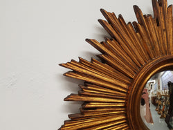 Petite French Starburst Mirror | Antique & Vintage | Moonee Ponds Antiques | Australia Wide Delivery