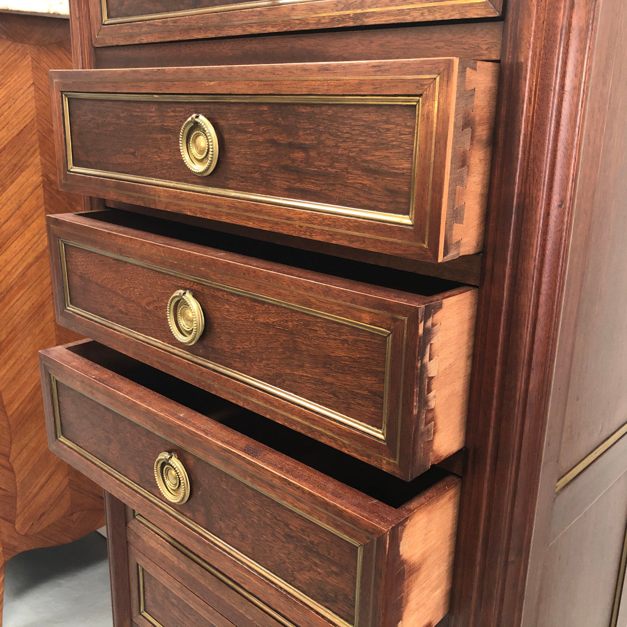 Beautiful French Mahogany Semainier | Antique & Vintage | Moonee Ponds Antiques | Australia Wide Delivery