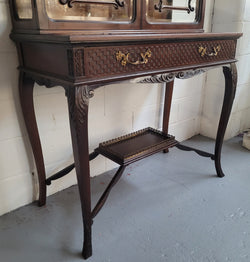 Stunning Mahogany Georgian Style Sheraton Display Cabinet | Antique & Vintage | Moonee Ponds Antiques | Australia Wide Delivery