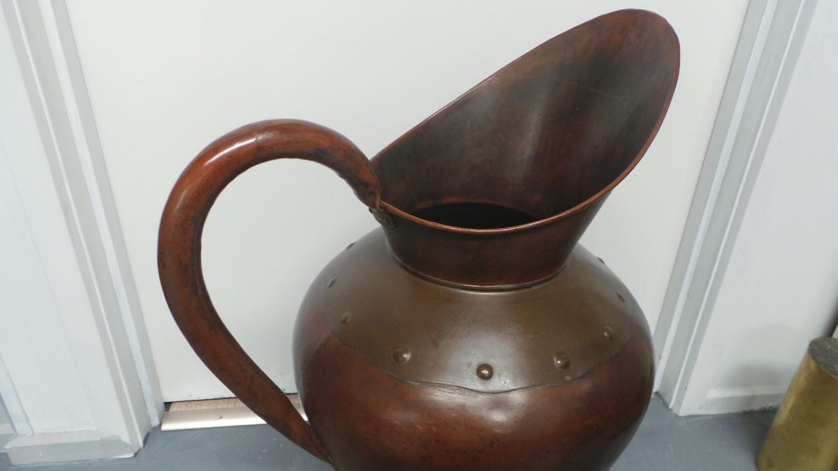 Antique French Copper Jug-1 | Antique & Vintage | Moonee Ponds Antiques | Australia Wide Delivery
