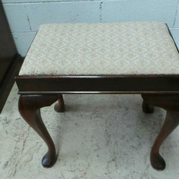 Antique Queen Anne English Footstool