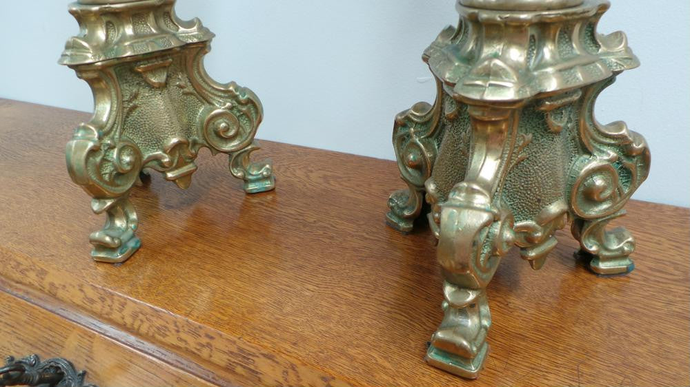 Pair of Brass Candlesticks | Antique & Vintage | Moonee Ponds Antiques | Australia Wide Delivery