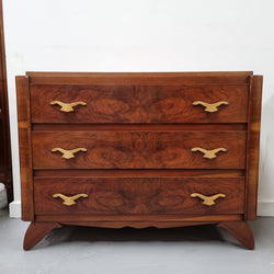 Stylish French Art Deco Chest of Three Drawers | Antique & Vintage | Moonee Ponds Antiques | Australia Wide Delivery