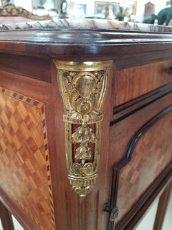 French Louis XVI Style Single Bedside Cabinet | Antique & Vintage | Moonee Ponds Antiques | Australia Wide Delivery
