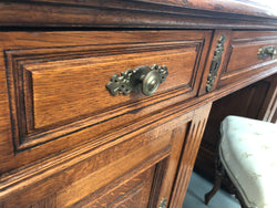 Fabulous French Antique Partners Desk | Antique & Vintage | Moonee Ponds Antiques | Australia Wide Delivery