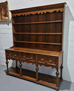Fabulous Antique Oak Tudor Style Kitchen Dresser | Antique & Vintage | Moonee Ponds Antiques | Australia Wide Delivery