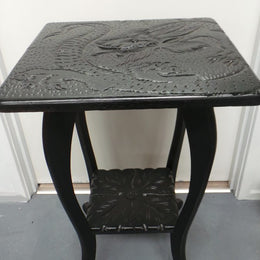 Antique Chinese Carved Side Table
