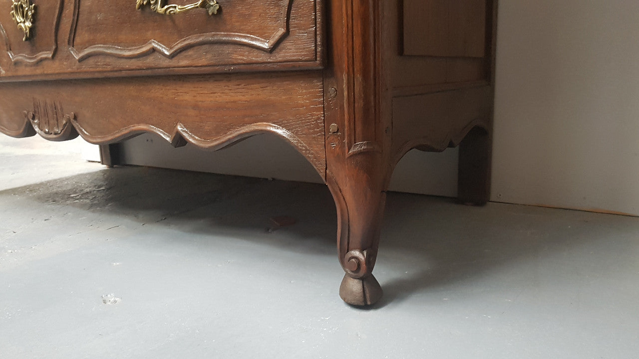 19th Century French Oak Three Drawer Commode | Antique & Vintage | Moonee Ponds Antiques | Australia Wide Delivery