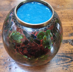 Vintage Cloisonné Vase With a Great Colour Combination | Antique & Vintage | Moonee Ponds Antiques | Australia Wide Delivery