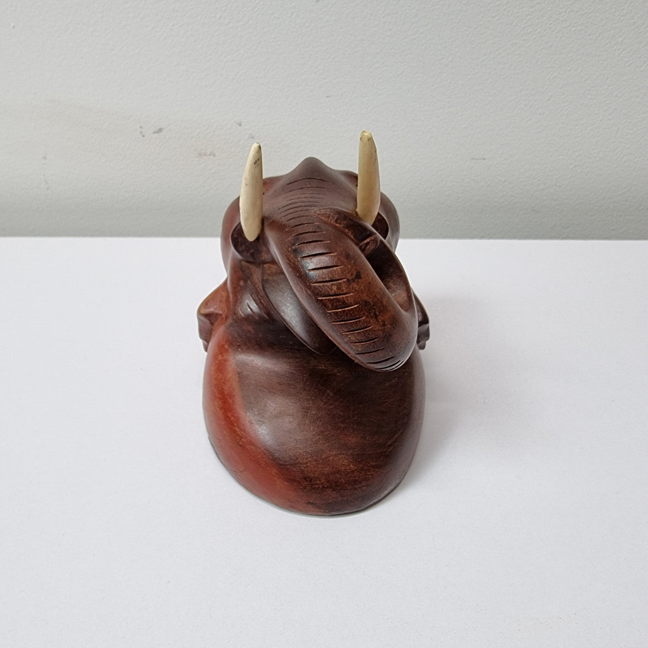 Vintage Elephant Carving With Intact Tusks | Antique & Vintage | Moonee Ponds Antiques | Australia Wide Delivery