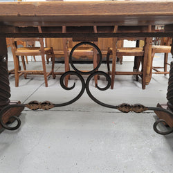 Amazing French Oak Spanish Renaissance Style Dining Table | Antique & Vintage | Moonee Ponds Antiques | Australia Wide Delivery