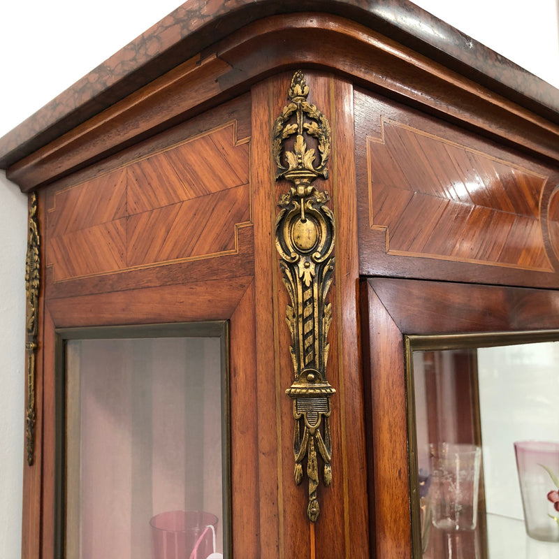 Beautiful French Transitional Vitrine