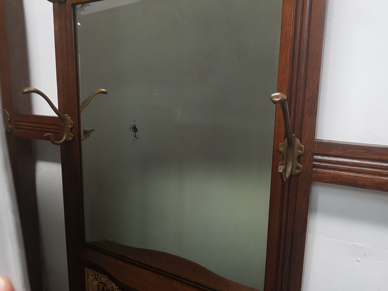 Beautiful English Edwardian Tiled Back Hall Stand | Antique & Vintage | Moonee Ponds Antiques | Australia Wide Delivery