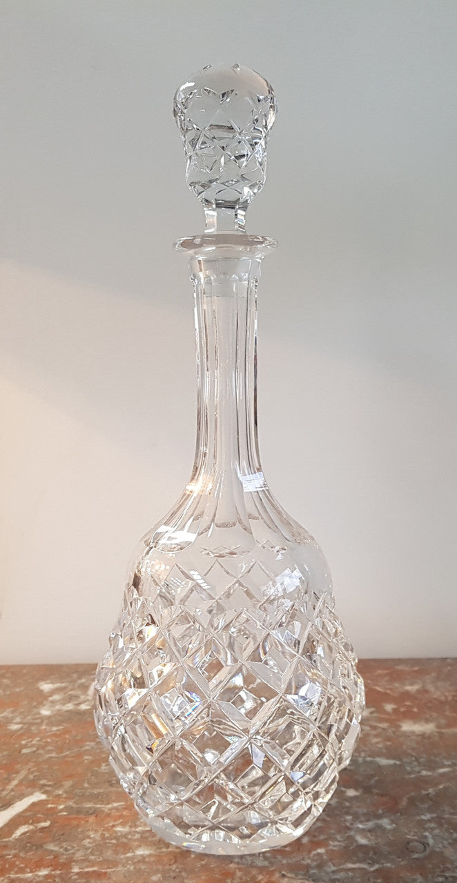 Cut Glass Decanter Bottle | Antique & Vintage | Moonee Ponds Antiques | Australia Wide Delivery